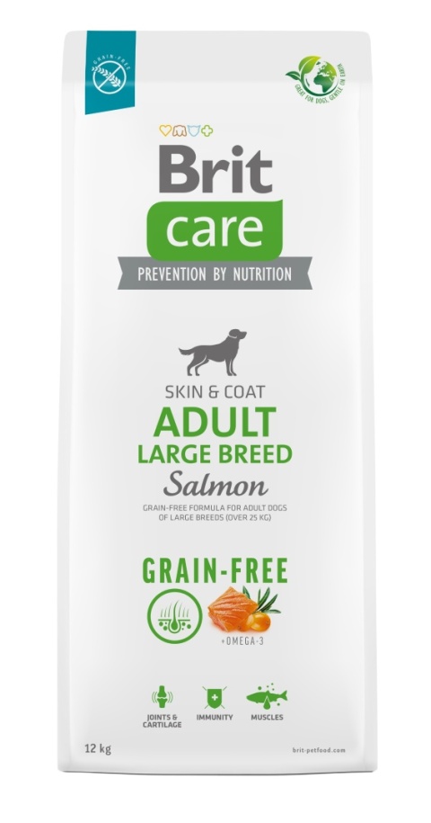 BRIT Care Grain-free Adult Large Breed Salmon 12kg bezzbożowa karma dla psów dużych łosoś
