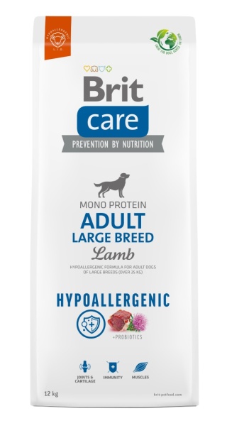 BRIT Care Hypoallergenic Adult Large Breed z jagnięciną 12 kg