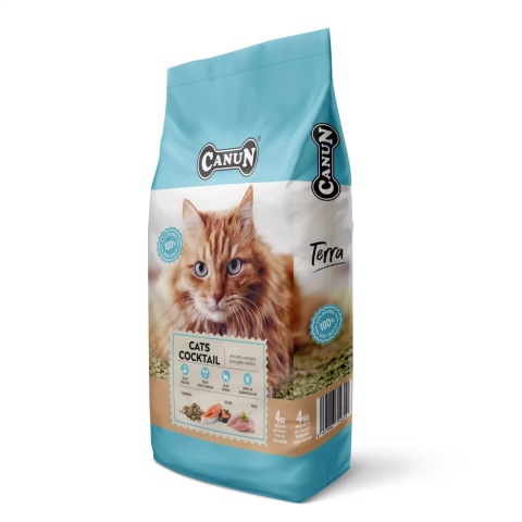 Canun Cats Cocktail 4 kg – karma dla dorosłych kotów