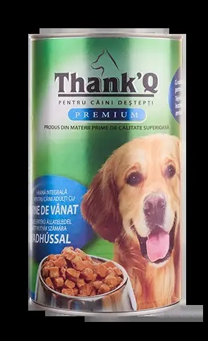 THANK'Q z dziczyzną w puszce 1240g